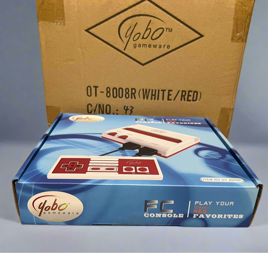 Lot of 6: Yobo FC Gaming Console (Red & White)