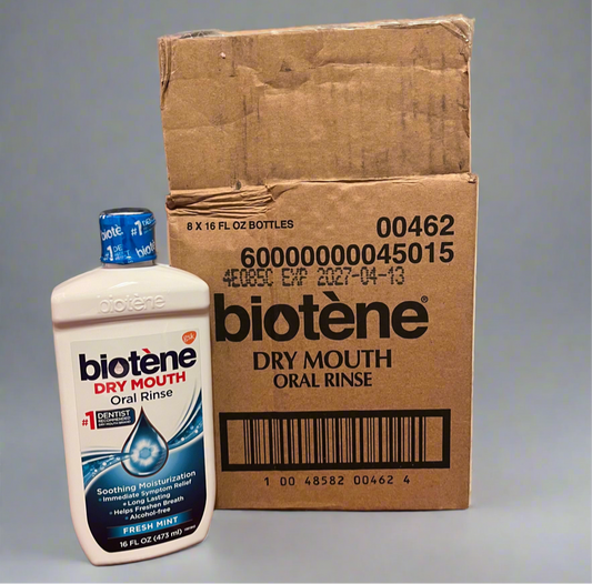 Lot of 8: Biotene Dry Mouth Oral Rinse 16 Fl Oz