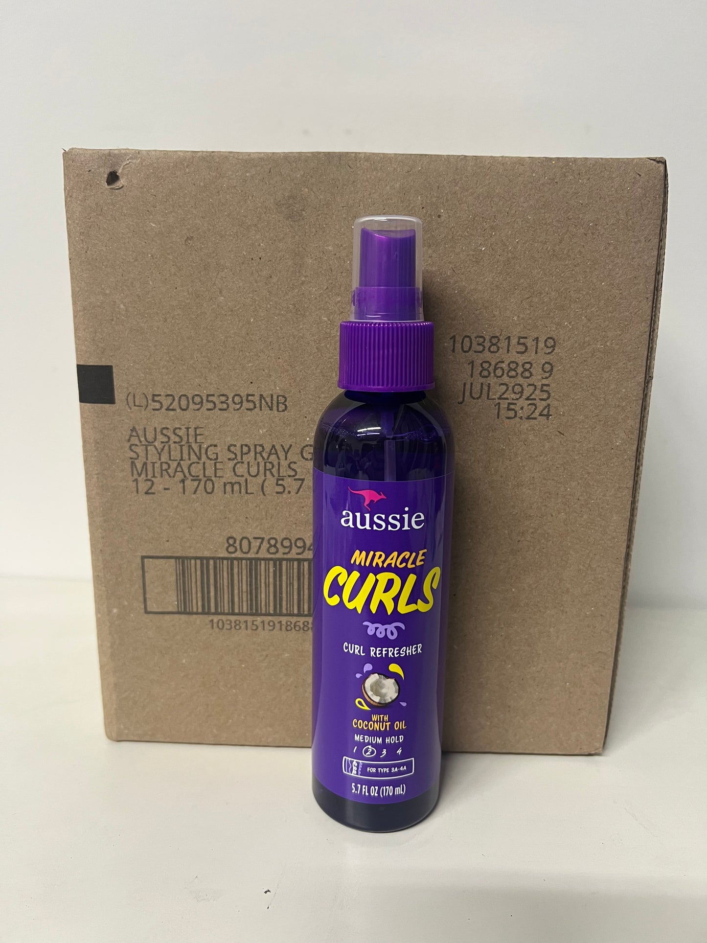 Lot of 12: Aussie Miracle Curls Refresher Spray