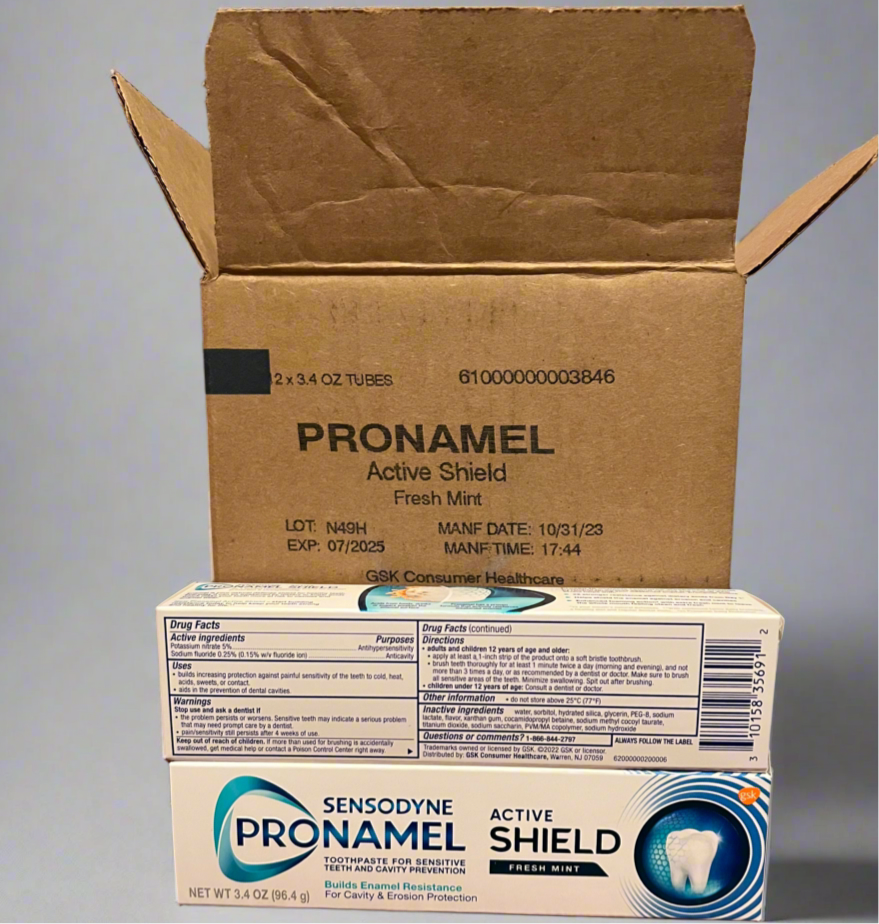 Lot of 12: Sensodyne Pronamel Active Shield Fresh Mint 3.4 oz